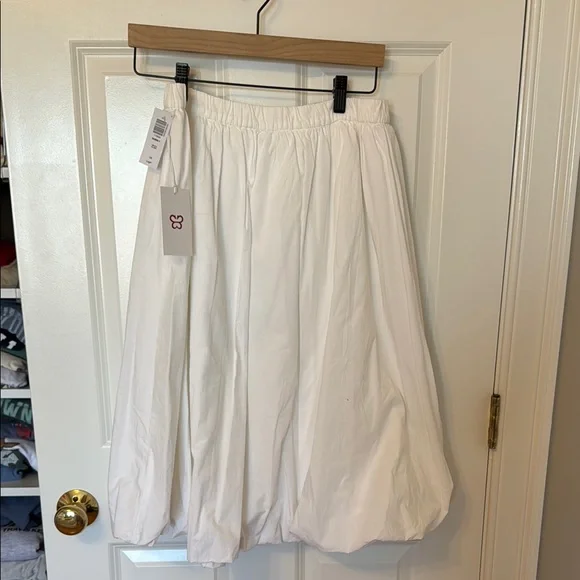 Aritzia White Midi Skirt - Picture 4 of 4